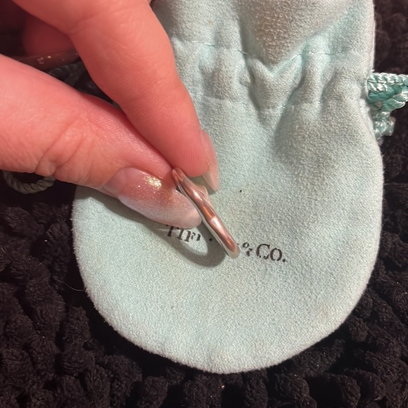 Tiffany & Co. Elsa P open heart pendant with Diamond - Picture 5 of 6